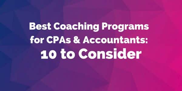 best coaching programs for cpas
